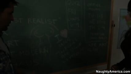 Diamond Jackson Fucking In The Classroom With Her Tits