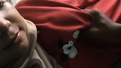 Awek Tudung Kena Ramas