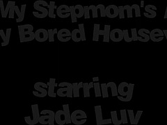 Chubby Asian Stepmom Is Mad About Her White Stepson’s Dick