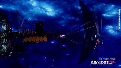 Incumming Transmission   3D Scifi Futanari Animation