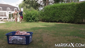 Large Bosomed Frenchy Wife Sandy Assfucked Hard