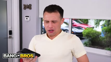 BANGBROS   Hayley Andrews Gets Her Phat Ass Drilled After Teasing Her Stepbrother For A Party Pass