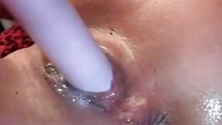 Close Up Dripping VERY WET PUSSY Juice Vibrator Orgasm   OMBFUN
