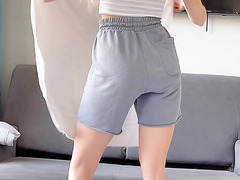 Blonde Stepsister Got Stuck In A Sofa So Her Stepbro Took His Chance