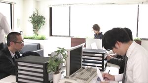 FBOS 009 On A Stormy Night, Yuuri Oshikawa Is Alone With Her Female Boss, Trapped In The Office.