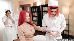Transgender Nurses On A Hot Foursome Sex