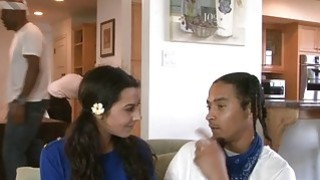 Tight Babe Pussy And Ass Railed By Many Big Black Cocks