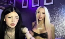 Amateur Blonde And Brunette Have Hot Lesbian Sex