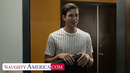 Blonde MILF Sydney Paige Teaches Son's Friend How To Finger His Bass Guitar… And Her Pussy