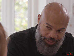 Slutty Lesbians Enjoy Each Other While A Black Male Is Watching Them.