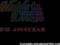 Hairy Uncensored Hentai Threesome Maids In Dream