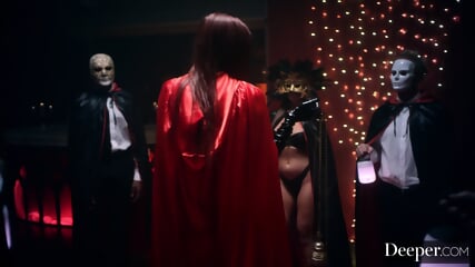 Deeper. Lulu, April, Jasmine & Isiah Serve Mistress Maitland