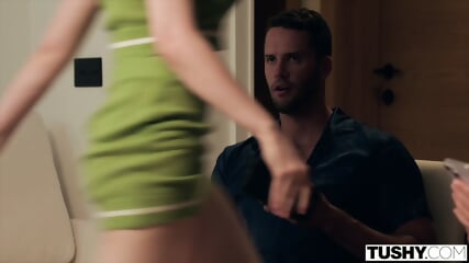 TUSHY Gorgeous Besties Milan Cheek And Polly Yangs Have Crazy Anal Foursome On Couples Getaway