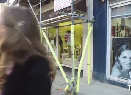 Turned On British Hottie Gets Pounded In Bathroom