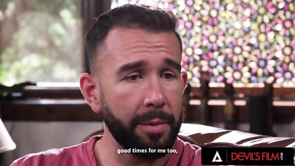 DEVILS FILM   Hot 18yo Lesbian Girl Angelina Moon Wants To Feel Cum In Her Lesbian Pussy