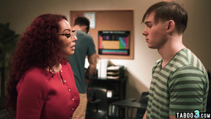 Redhead MILF Teacher Double Penetrated