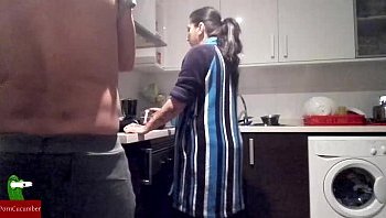Arab Mom In Kitchen